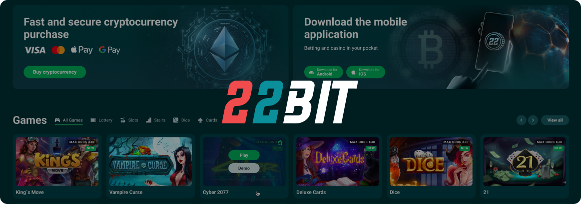22Bit Online Kaszinó 22Bit Online Kaszinó