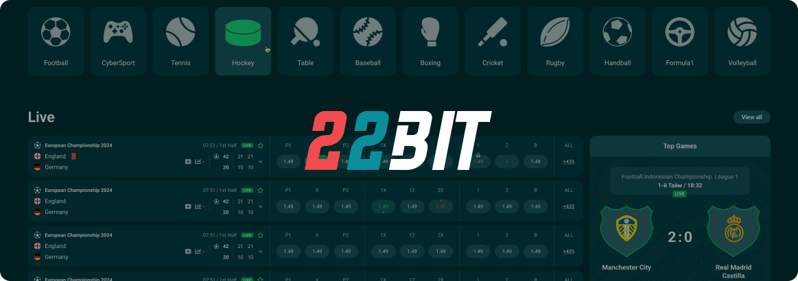 22Bit Élő Fogadások 22Bit Élő Fogadások